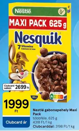 Tesco Nestlé gabanapehely ajánlat