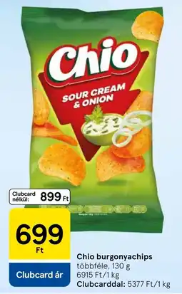 Tesco Chio burgonyachips ajánlat