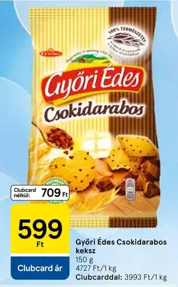 Tesco Győri Édes Csokidarabos keksz ajánlat