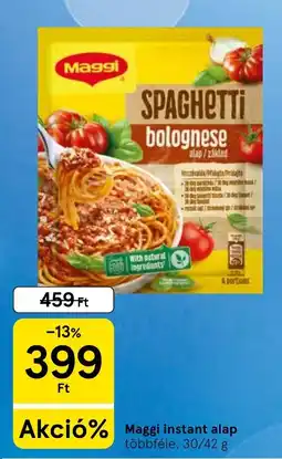 Tesco Maggi spaghetti bolognese ajánlat