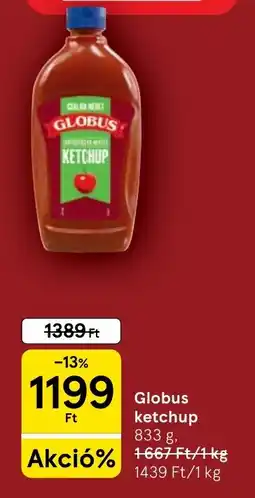 Tesco Globus ketchup ajánlat