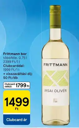 Tesco Frittman bor ajánlat
