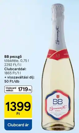 Tesco BB pezsgő ajánlat