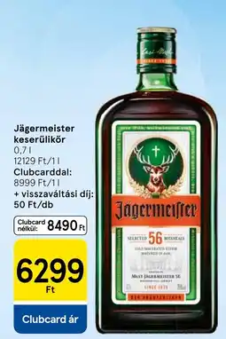 Tesco Jägermeister keserűlikőr ajánlat