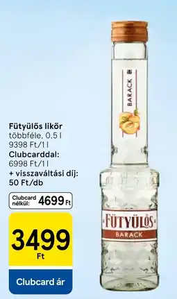 Tesco Fütyülős likör ajánlat
