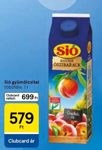 Tesco Sió gyümölcsital ajánlat