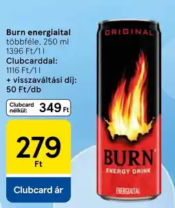 Tesco Burn energiatal ajánlat