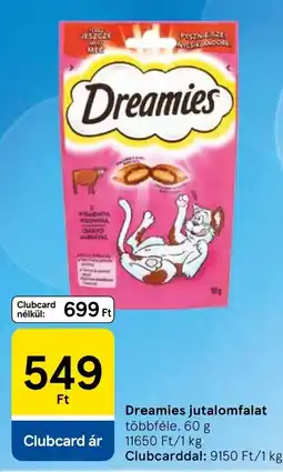 Tesco Dreamies ajánlat