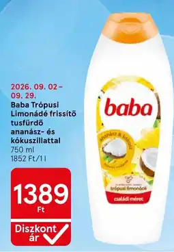 Tesco Baba tusfürdő ajánlat