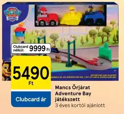 Tesco Paw Patrol Mancs Őrjárat Adventure Bay játékszett ajánlat