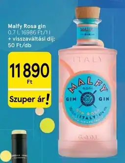 Tesco Malfy Rosa gin ajánlat