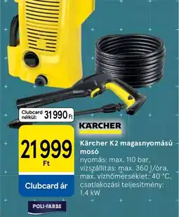Tesco Kärcher k2 magasnyomású mosó ajánlat