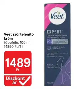 Tesco Veet szörtelenítő krém ajánlat