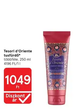 Tesco Tesori d'Oriente tusfürdő ajánlat