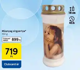 Tesco Műanyag sírgyertya ajánlat