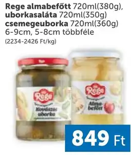 PRIVÁT Rege uborkasaláta ajánlat