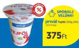PRIVÁT privát tejföl ajánlat