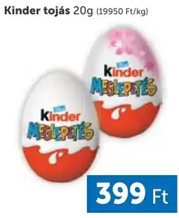 PRIVÁT kinder tojás ajánlat