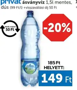 PRIVÁT Privat ásványvíz ajánlat