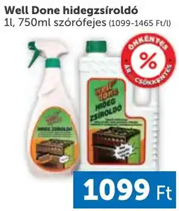 PRIVÁT Well Done hidegzsíroldó ajánlat