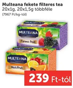 PRIVÁT Multeana fekete filteres tea ajánlat