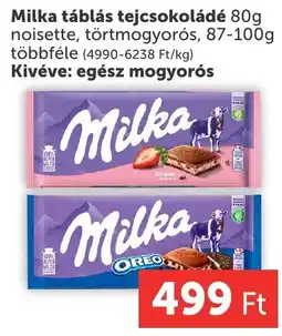 PRIVÁT Milka táblás tejcsokoládé ajánlat