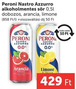 PRIVÁT Peroni nastro azzurro ajánlat