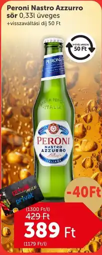 PRIVÁT Peroni Nastro Azzurro ajánlat