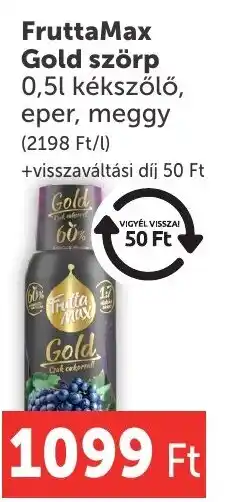 PRIVÁT Fruttamax szörp ajánlat