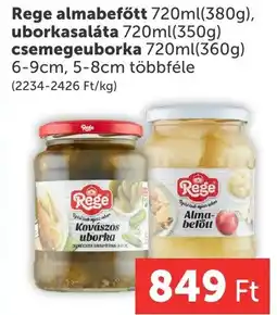 PRIVÁT Rege uborka ajánlat
