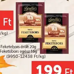 PRIVÁT Lurulius feketebors ajánlat