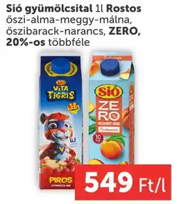 PRIVÁT Sió gyümölcsital ajánlat