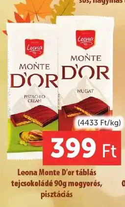 PRIVÁT Leona monte d'or táblás tejcsokoládé ajánlat