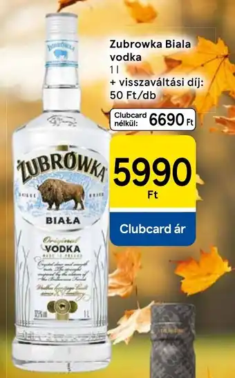 Zubrowka biala vodka