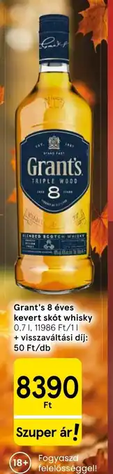 Grant's kevert skót whisky