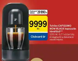 Tesco Tchibo caffissimo now black kapszulás kávéfőző ajánlat
