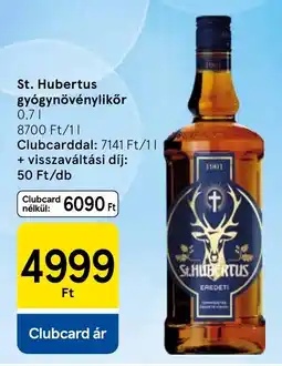 Tesco St. Hubertus gyógy növénylikör ajánlat