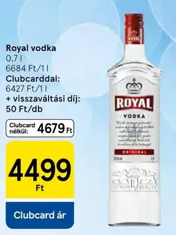 Tesco Royal vodka ajánlat