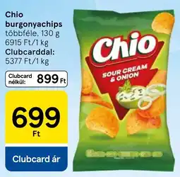 Tesco Chio burgonyachips ajánlat