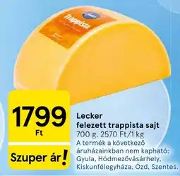 Tesco Lecker trappista sajt ajánlat