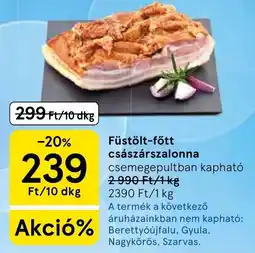 Tesco Füstölt-főtt császársalonna ajánlat