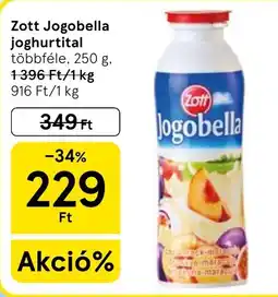 Tesco Zott joghurtital ajánlat
