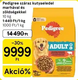 Tesco Pedigree száraz kutyaeledel ajánlat
