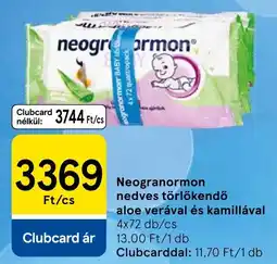 Tesco Neogranormon törölkendő ajánlat