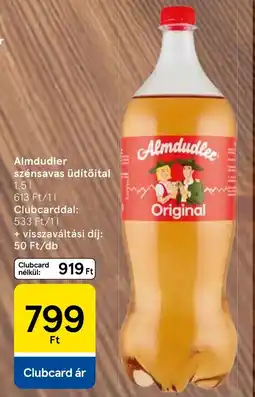 Tesco Almdudler szénsavas üdítőital ajánlat