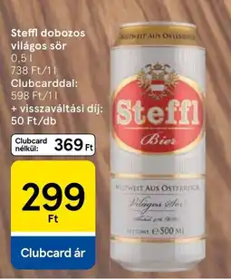 Tesco Steffl világos sör ajánlat