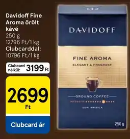 Tesco Davidoff fine aroma örölt kávé ajánlat
