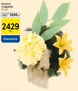 Tesco Koszorú virágokkal ajánlat