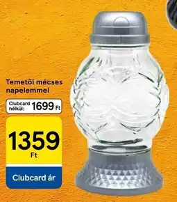 Tesco Temetői mécses napelemmel ajánlat
