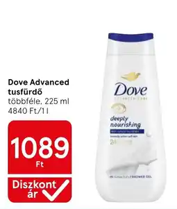 Tesco Dove Advanced tusfürdő ajánlat